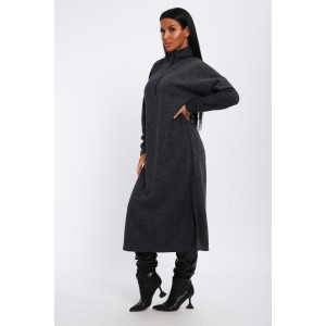 Платье женское "Полина" ангора (р-ры: 42-52) темно-серый Платье женское "Полина" ангора (р-ры: 42-52) темно-серый