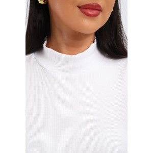 Водолазка женская №32104 рибана (р-ры: 44-58) белый