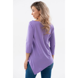 Туника женская №057907 "Т-хвост" кулирка (р-ры: 46-60) сиреневый