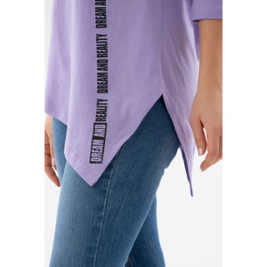 Туника женская №057907 "Т-хвост" кулирка (р-ры: 46-60) сиреневый