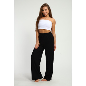 Брюки женские №26017 лапша (р-ры: 44-56) черный