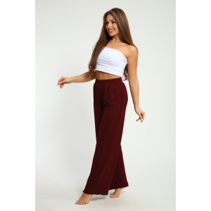 Брюки женские №26017 лапша (р-ры: 44-56) бордо