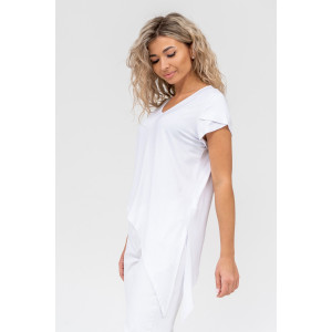 Футболка женская №36574 вискоза (р-ры: 44-54) белый