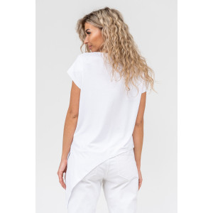 Футболка женская №36574 вискоза (р-ры: 44-54) белый