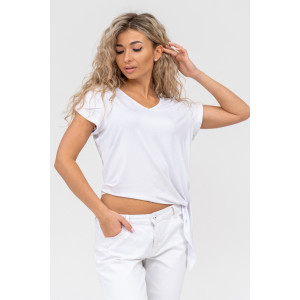 Футболка женская №36574 вискоза (р-ры: 44-54) белый