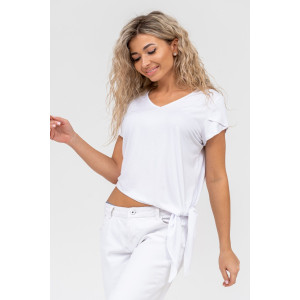 Футболка женская №36574 вискоза (р-ры: 44-54) белый
