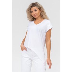Футболка женская №36574 вискоза (р-ры: 44-54) белый