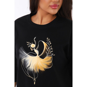 Лонгслив женский ЛЖ096 кулирка (р-ры: 48-58) черный Лонгслив женский ЛЖ096 кулирка (р-ры: 48-58) черный