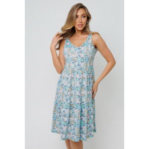 Сарафан женский СА105 кулирка (последний размер) светло-серый 50,54,56