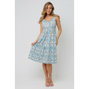 Сарафан женский СА105 кулирка (последний размер) светло-серый 50,54,56