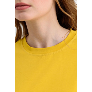 Футболка женская 1922-К "Оверсайз" кулирка (последний размер) горчичный 50