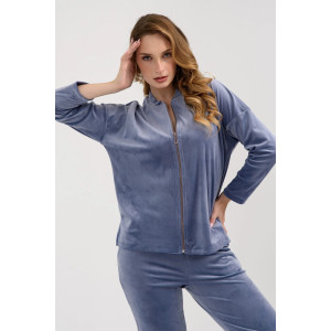 Костюм двойка женский "Домашний 2" 2252-В трикотаж (последний размер) лавандовый 54