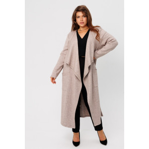 Кардиган женский Ка03 евроангора (последний размер) капучино 58 Кардиган женский Ка03 евроангора (последний размер) капучино 58