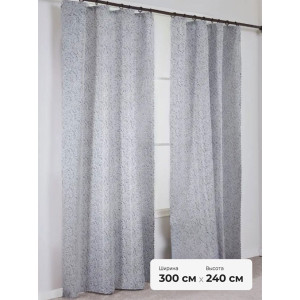 Шторы жаккард №5730 серый (последний размер) 2 шт. Шторы жаккард №5730 серый (последний размер) 2 шт.