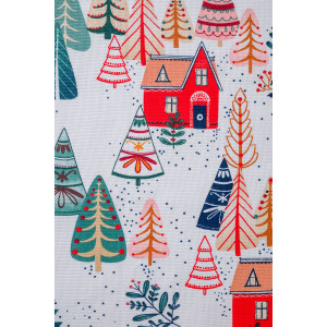 Скатерть рогожка "Merry Christmas" (последний размер) 150х120