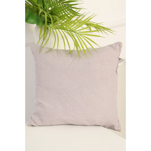 Подушка декоративная с чехлом из рогожки 053875 нежно-бежевый (последний размер) 40х40