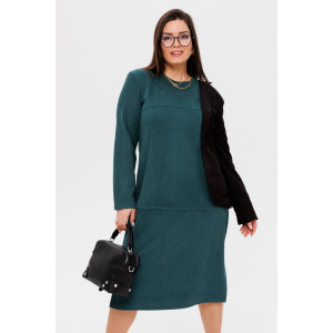 Платье женское П172 твил (последний размер) изумрудный 52,54 Платье женское П172 твил (последний размер) изумрудный 52,54