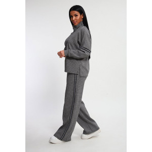 Костюм двойка женский "Идеал" футер жаккард (р-ры: 44-62)