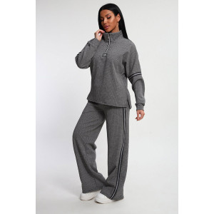 Костюм двойка женский "Идеал" футер жаккард (р-ры: 44-62)