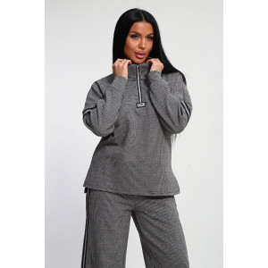 Костюм двойка женский "Идеал" футер жаккард (р-ры: 44-62)