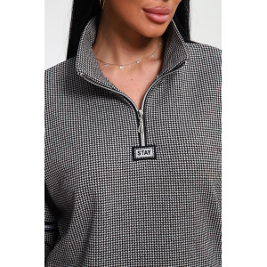 Костюм двойка женский "Идеал" футер жаккард (р-ры: 44-62)