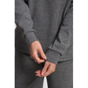 Костюм двойка женский "Идеал" футер жаккард (р-ры: 44-62)