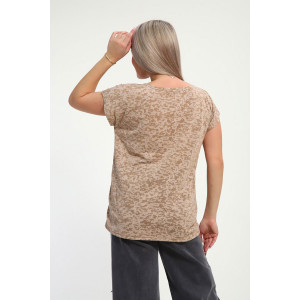 Футболка женская "Орхидея" деворе (р-ры: 46-58)