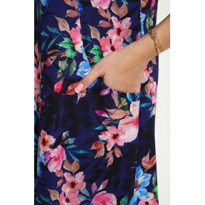 Платье женское "Эльза" масло (р-ры: 50-60) синий