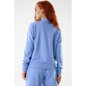 Костюм двойка женский "Грация Г" футер 3-х нитка петля (последний размер) голубой 58