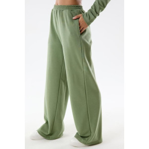 Костюм двойка женский "Грация Х" футер 3-х нитка петля (последний размер) олива 56