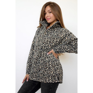 Толстовка женская "Микс Л" флис (последний размер) леопард 46,50 Толстовка женская "Микс Л" флис (последний размер) леопард 46,50