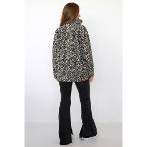 Толстовка женская "Микс Л" флис (последний размер) леопард 46,50 Толстовка женская "Микс Л" флис (последний размер) леопард 46,50