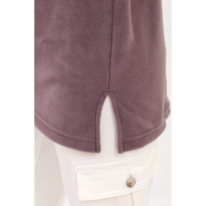 Толстовка женская "Микс Д" флис (последний размер) баклажан 46