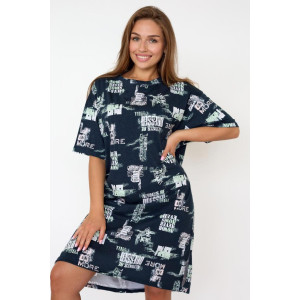 Платье женское "Кьяра З" кулирка (последний размер) зеленый 48,50