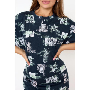 Платье женское "Кьяра З" кулирка (последний размер) зеленый 48,50