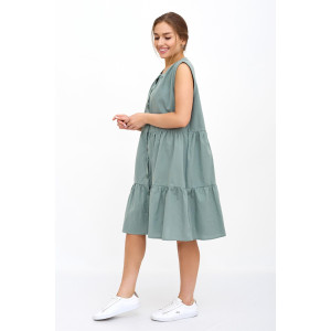 Платье женское "Зарина З" трикотаж (последний размер) зеленый 46,48,52 Платье женское "Зарина З" трикотаж (последний размер) зеленый 46,48,52