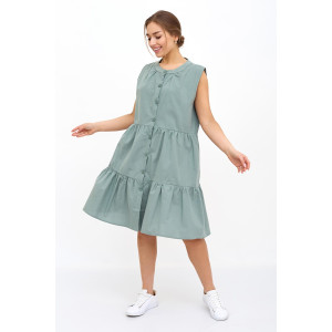 Платье женское "Зарина З" трикотаж (последний размер) зеленый 46,48,52 Платье женское "Зарина З" трикотаж (последний размер) зеленый 46,48,52