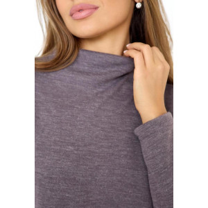 Платье женское "Вивьен К" ангора (последний размер) кофейный 46