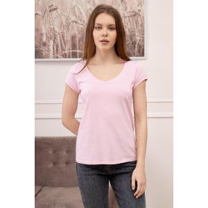 Футболка женская "Лиза" фулайкра (последний размер) розовый 50