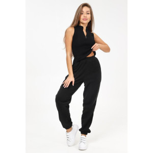 Брюки женские "Твикс Ч" флис (последний размер) черный 48,50,52,58