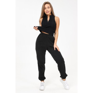 Брюки женские "Твикс Ч" флис (последний размер) черный 48,50,52,58