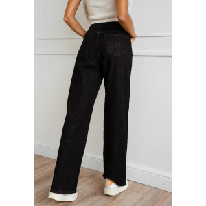 Брюки женские "Трубы Ч" джинс (последний размер) черный 50