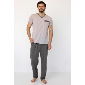 Костюм двойка мужской "Ральф К К/Р" кулирка (последний размер) коричневый 48,50,52