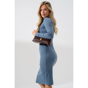 Платье женское "Кашкорсе" 2160-Каш кашкорсе (последний размер) индиго 50,54