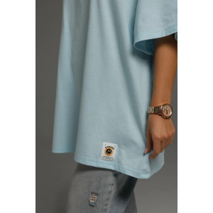 Футболка женская "Анита-2" кулирка (последний размер) голубой 56-66