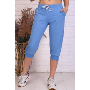 Бриджи женские "Ричи" футер 2-х нитка (последний размер) голубой 50,52 Бриджи женские "Ричи" футер 2-х нитка (последний размер) голубой 50,52