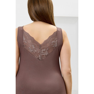 Пижама женская "Джара-2" вискоза (р-ры: 46-60) коричневый