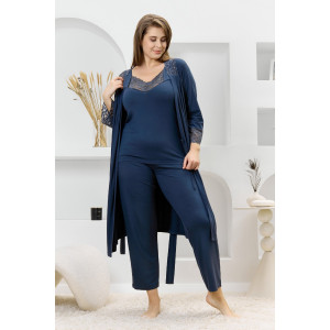 Халат женский "Джара-3" вискоза (р-ры: 46-60) антрацит