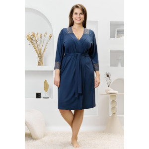 Халат женский "Джара-3" вискоза (р-ры: 46-60) антрацит