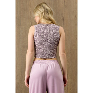 Майка женская "Флеш-4" рибана (р-ры: 42-50) бежевый